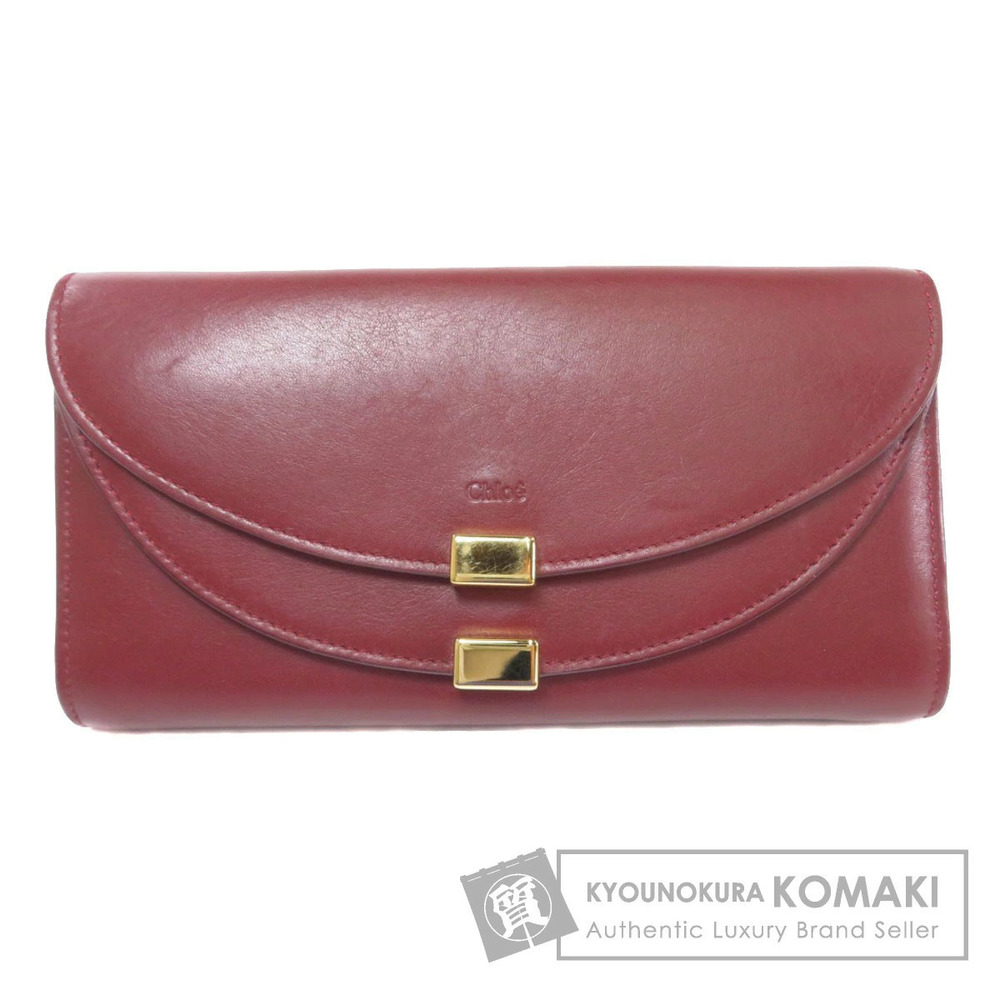 Chloe motif long Wallet leather